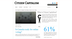 Desktop Screenshot of citizencapitalism.com